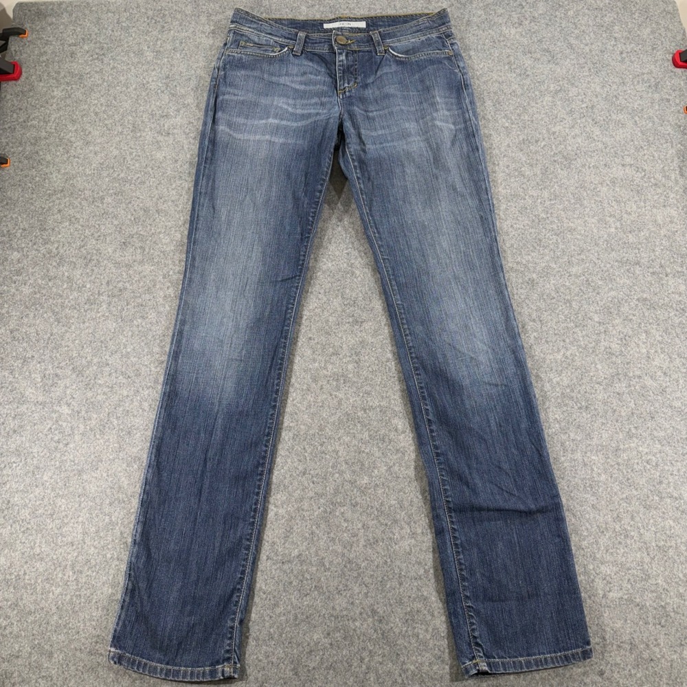 Joe's Jeans Cigarette Fit Medium Wash Straight Leg Denim W27 Blue